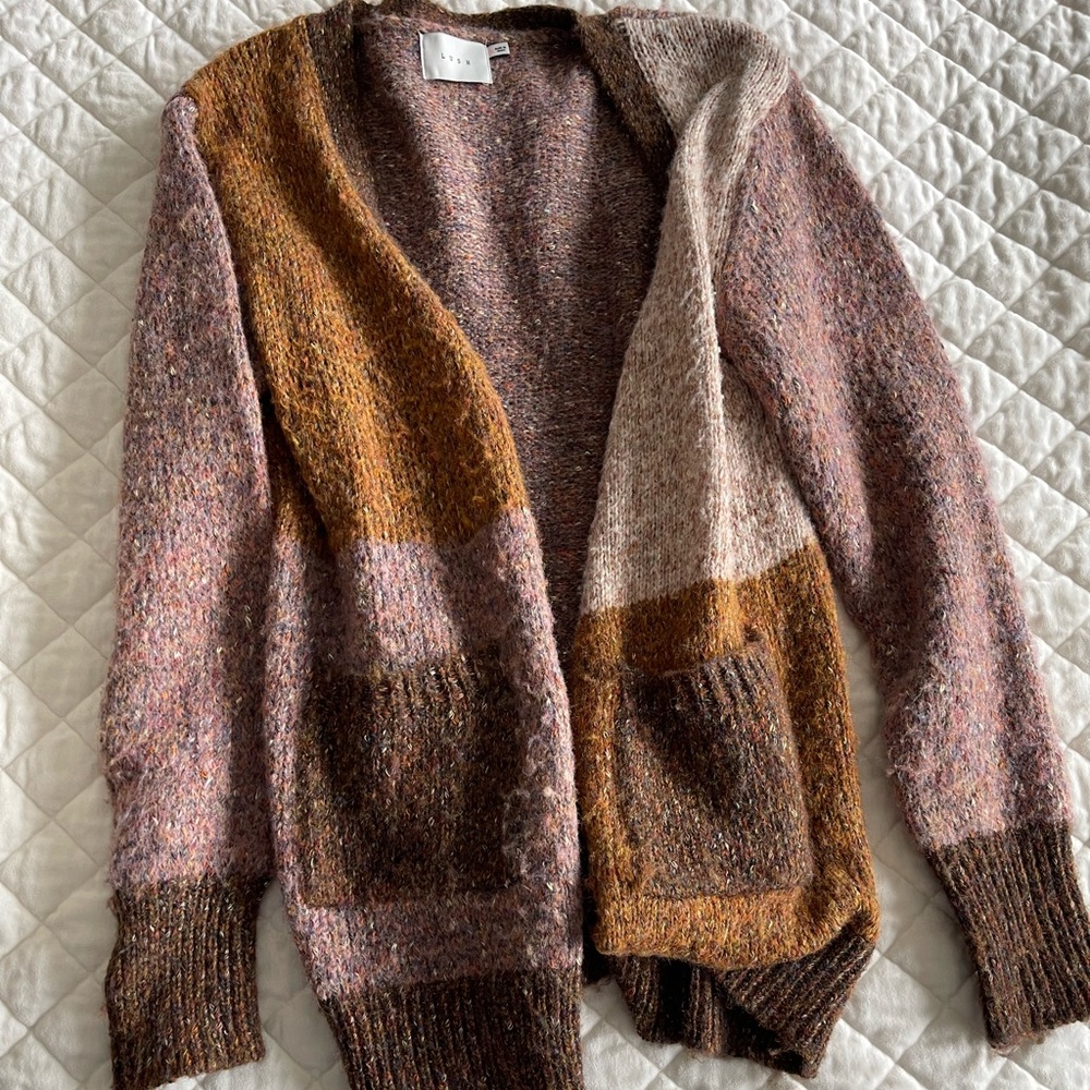 Comfy Lush Cardigan, easy to dress up or down.